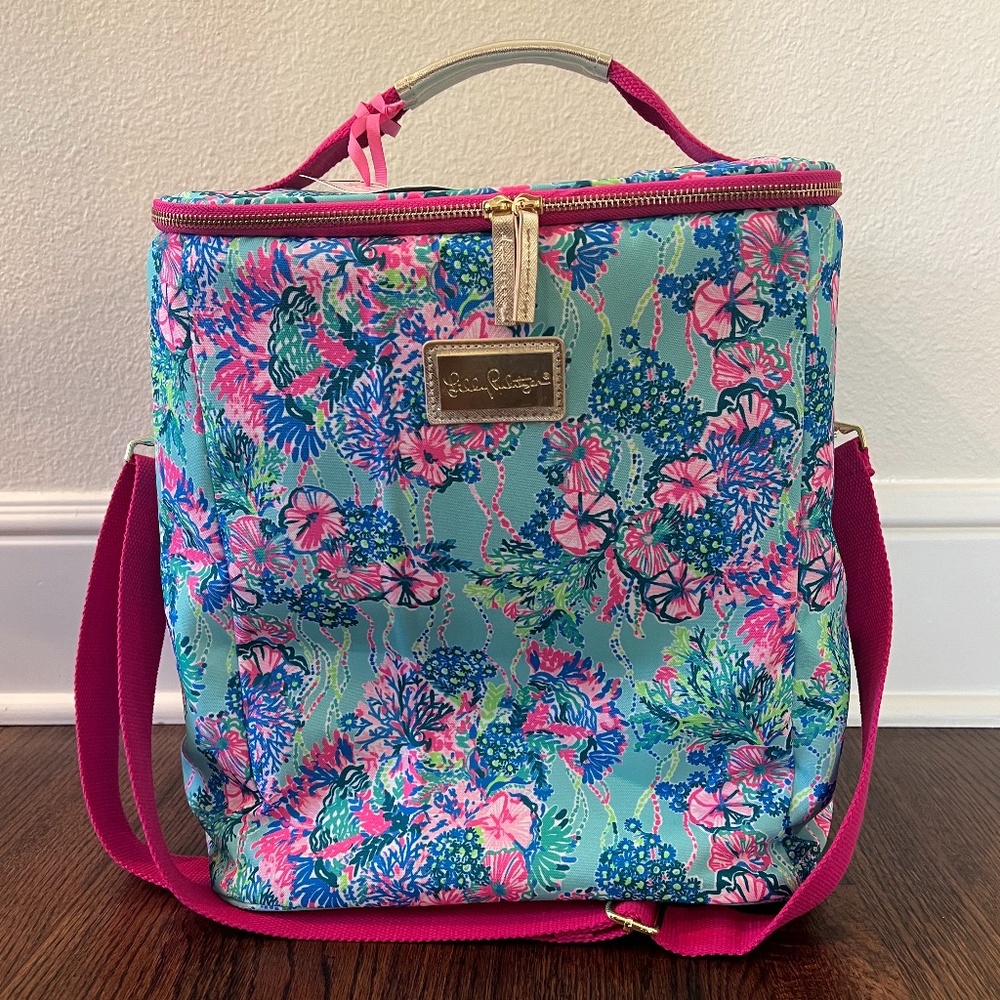 Lilly Pulitzer "Beach You to It" Wine Carrier